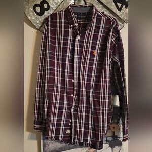 Mens Polo button down shirt!